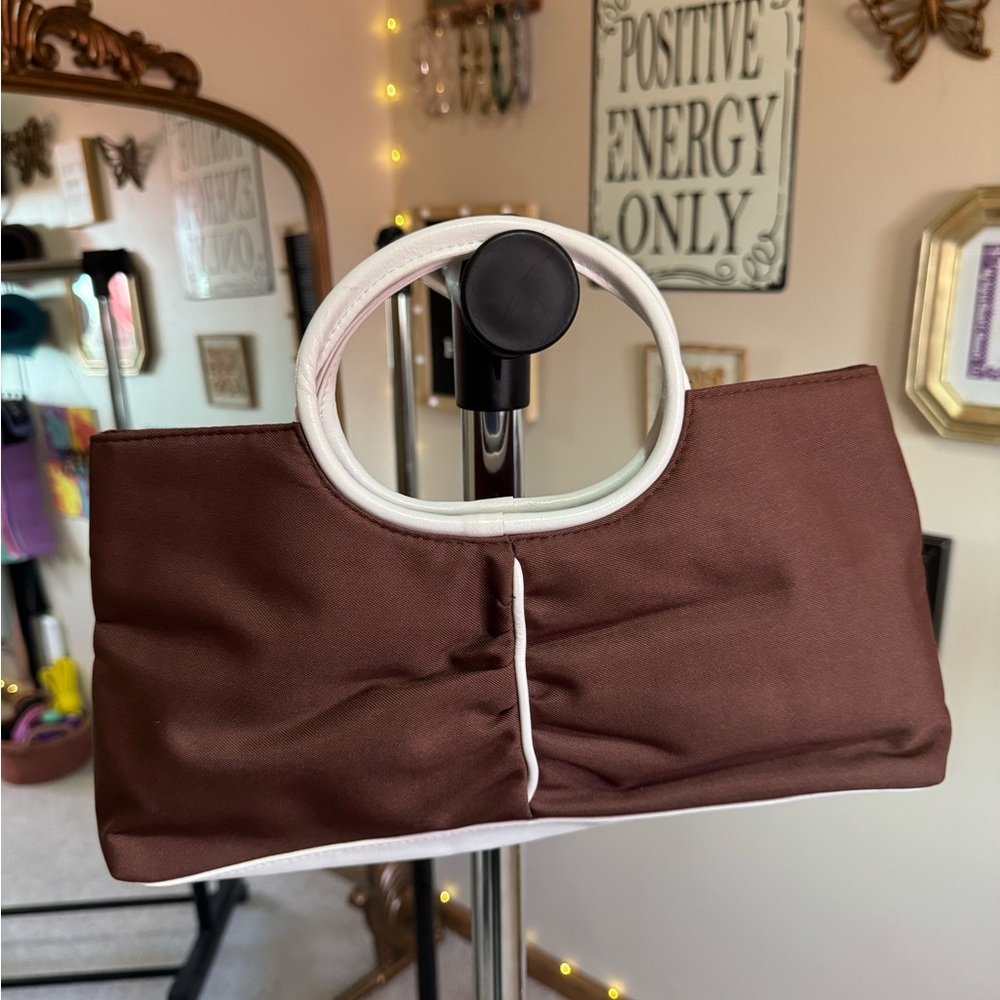 Victoria's Secret Brown and White Tote Bag